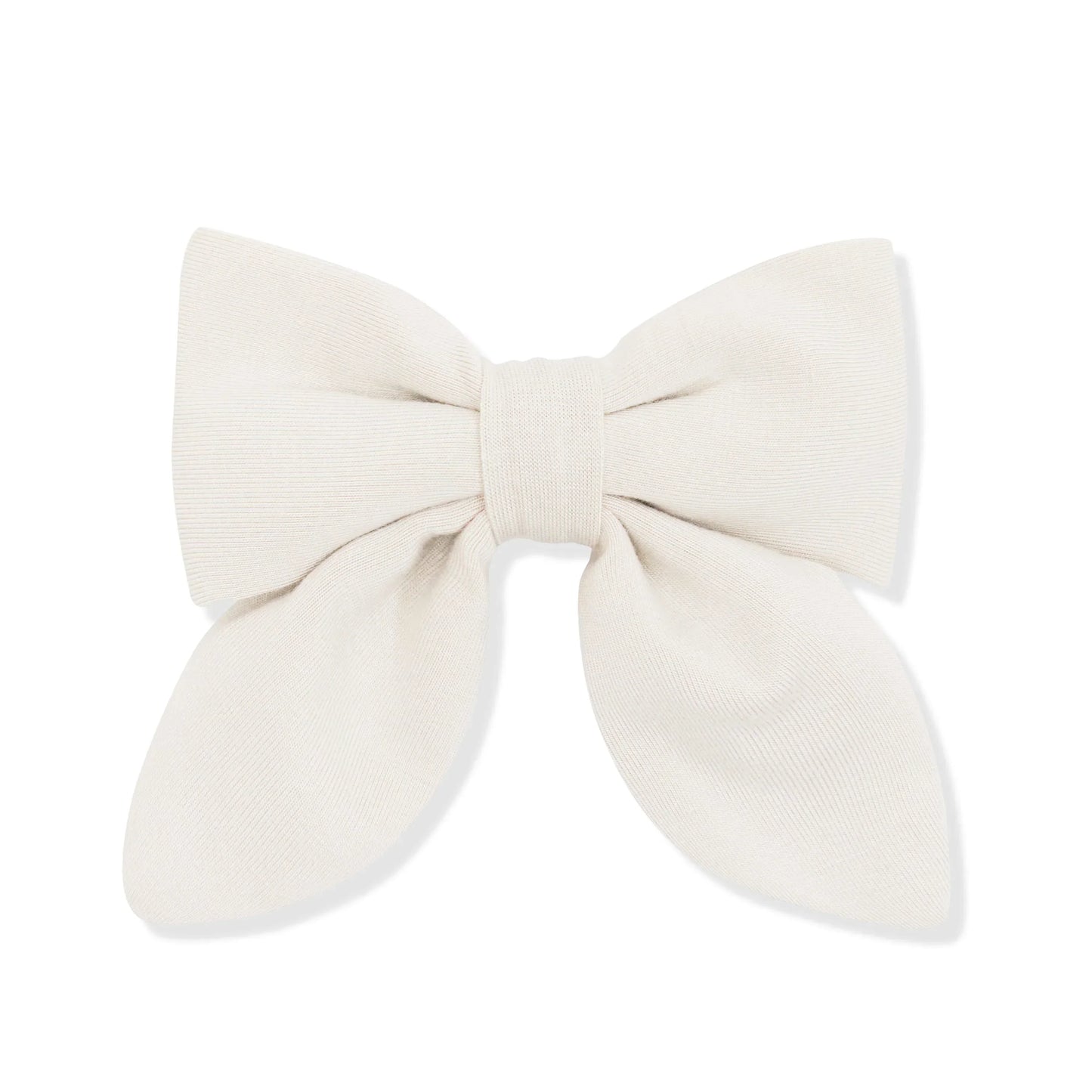 Medium Alligator Clip Bow in Oat