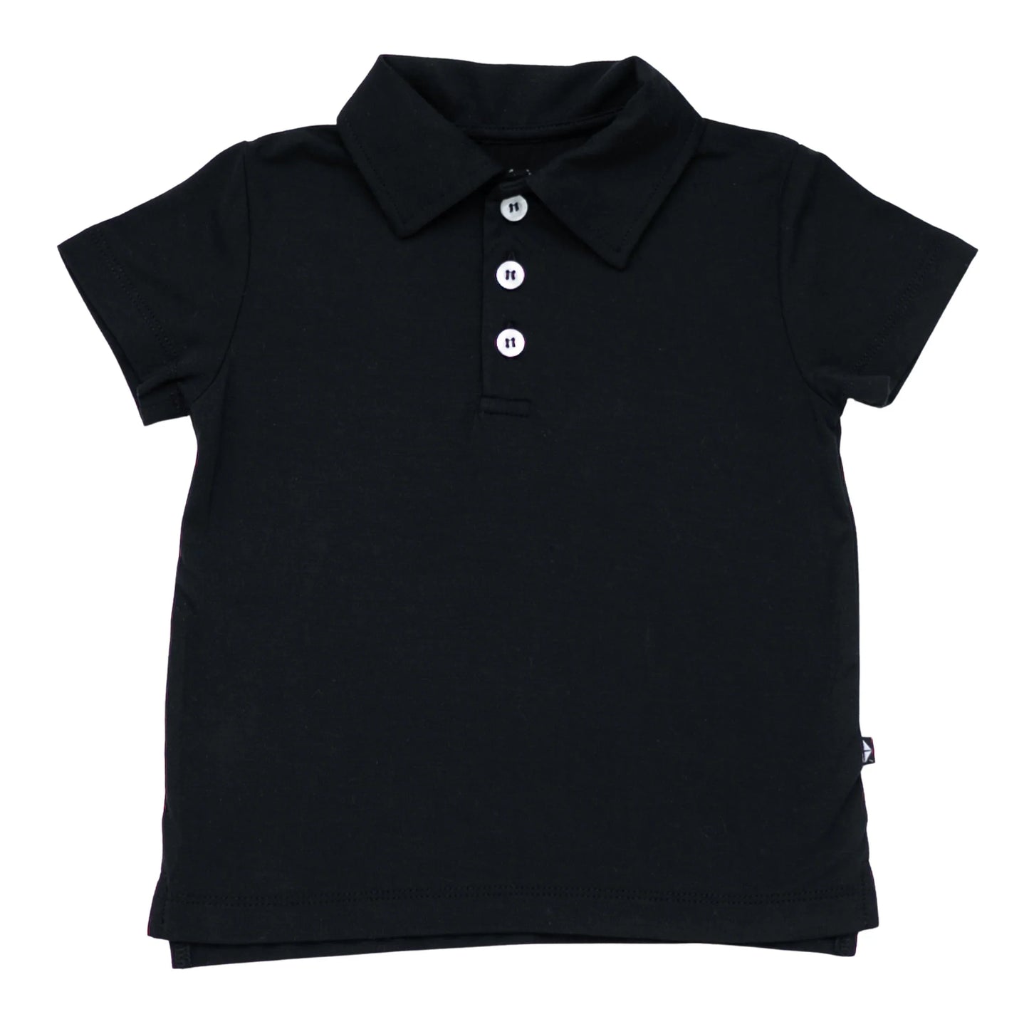 Toddler Short Sleeve Polo in Midnight