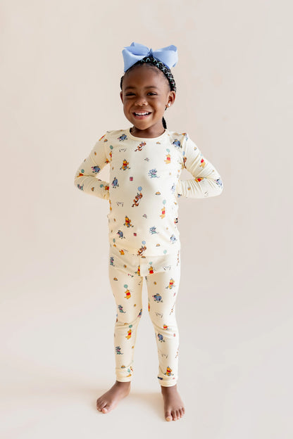 Long Sleeve Pajamas in Winnie the Pooh Celebration