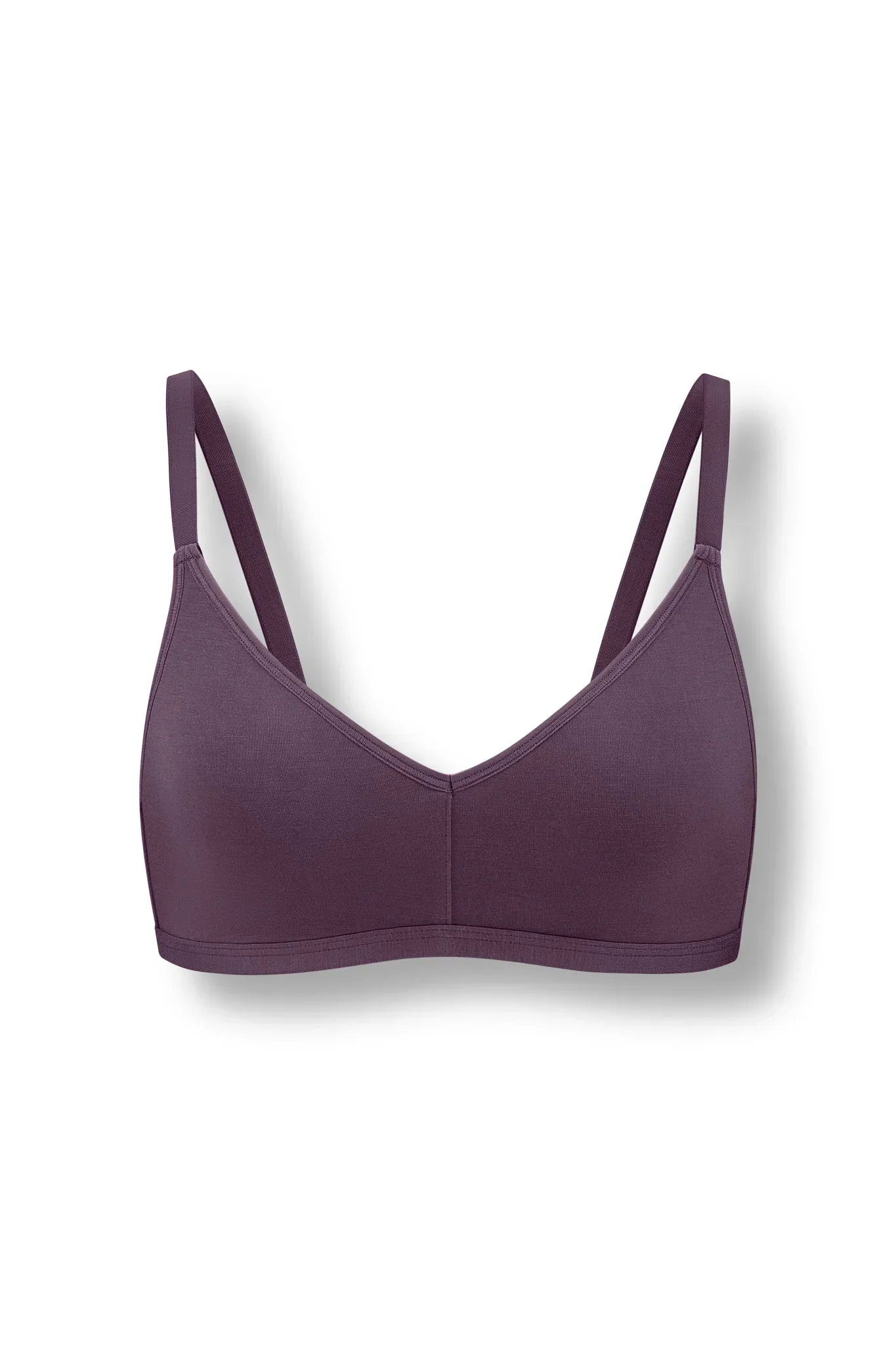 Women's V-Neck Bra in Currant