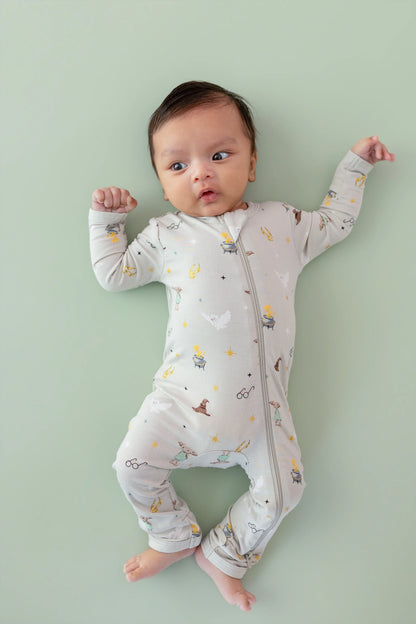 Zippered Romper in Starry Icon