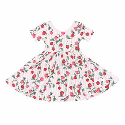 Twirl Dress in Strawberry Fields