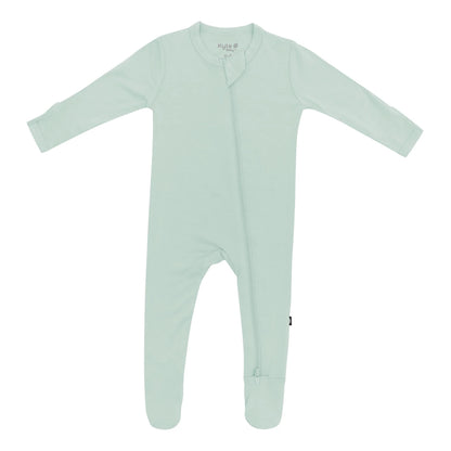 Zippered Footie in Sage