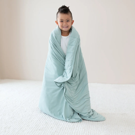 Youth Blanket in Sage 2.5