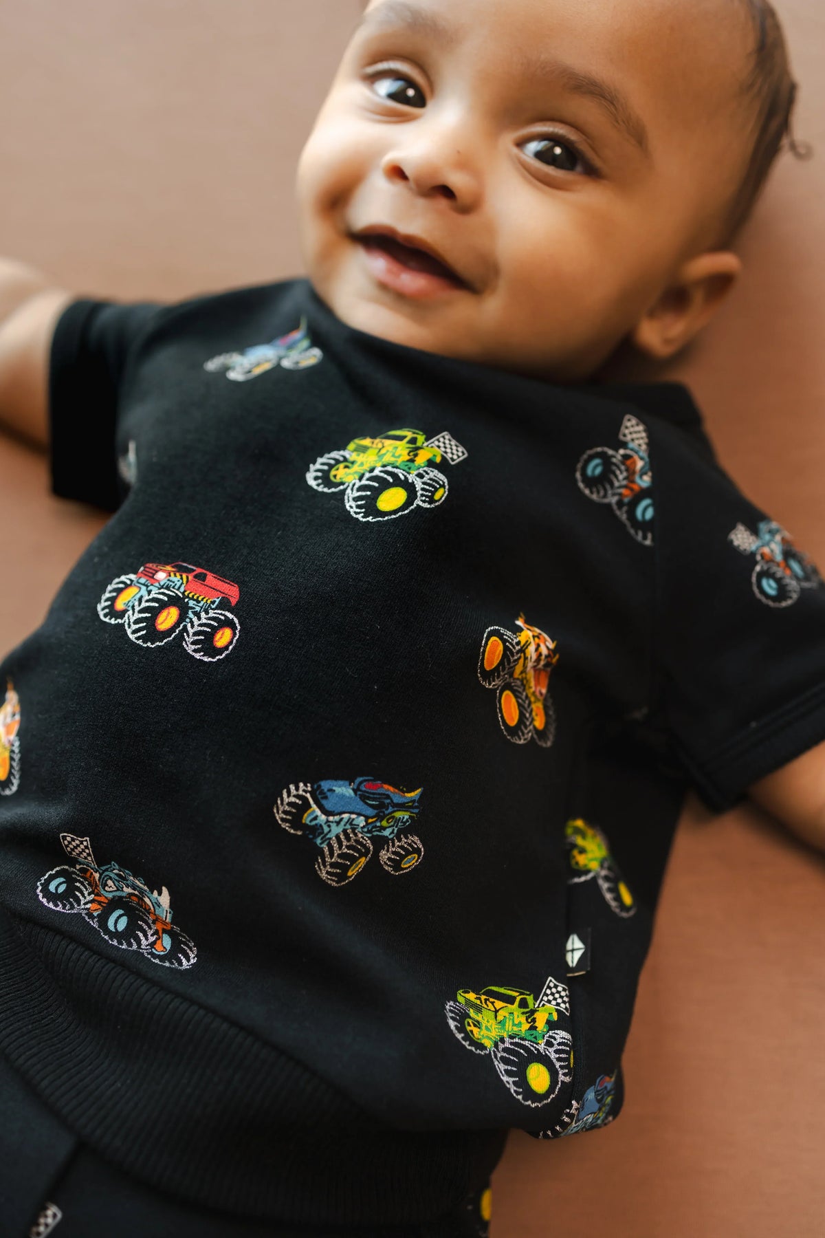 Short Sleeve Jogger Set in Monster Truck