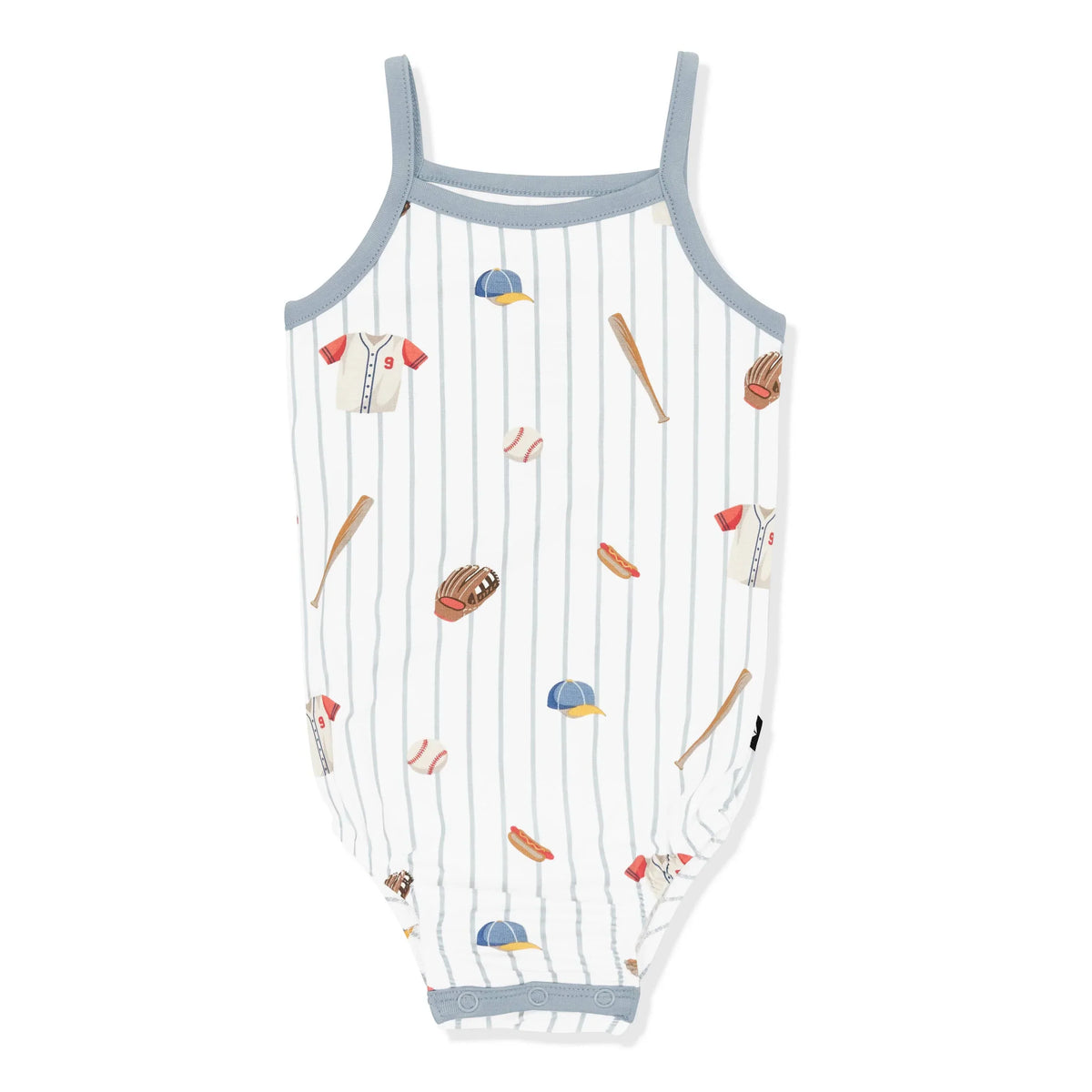 Spaghetti Strap Leotard in Home Run