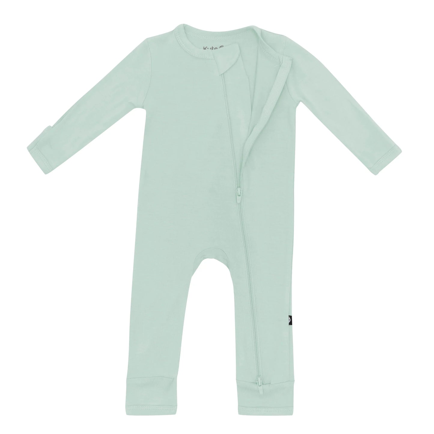 Zippered Romper in Sage