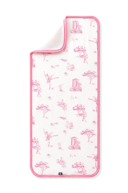 Burp Cloth in Toile Ballet