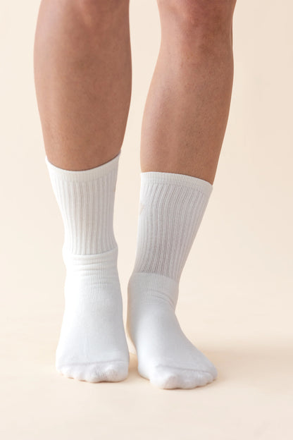 Adult Crew Socks in Cloud