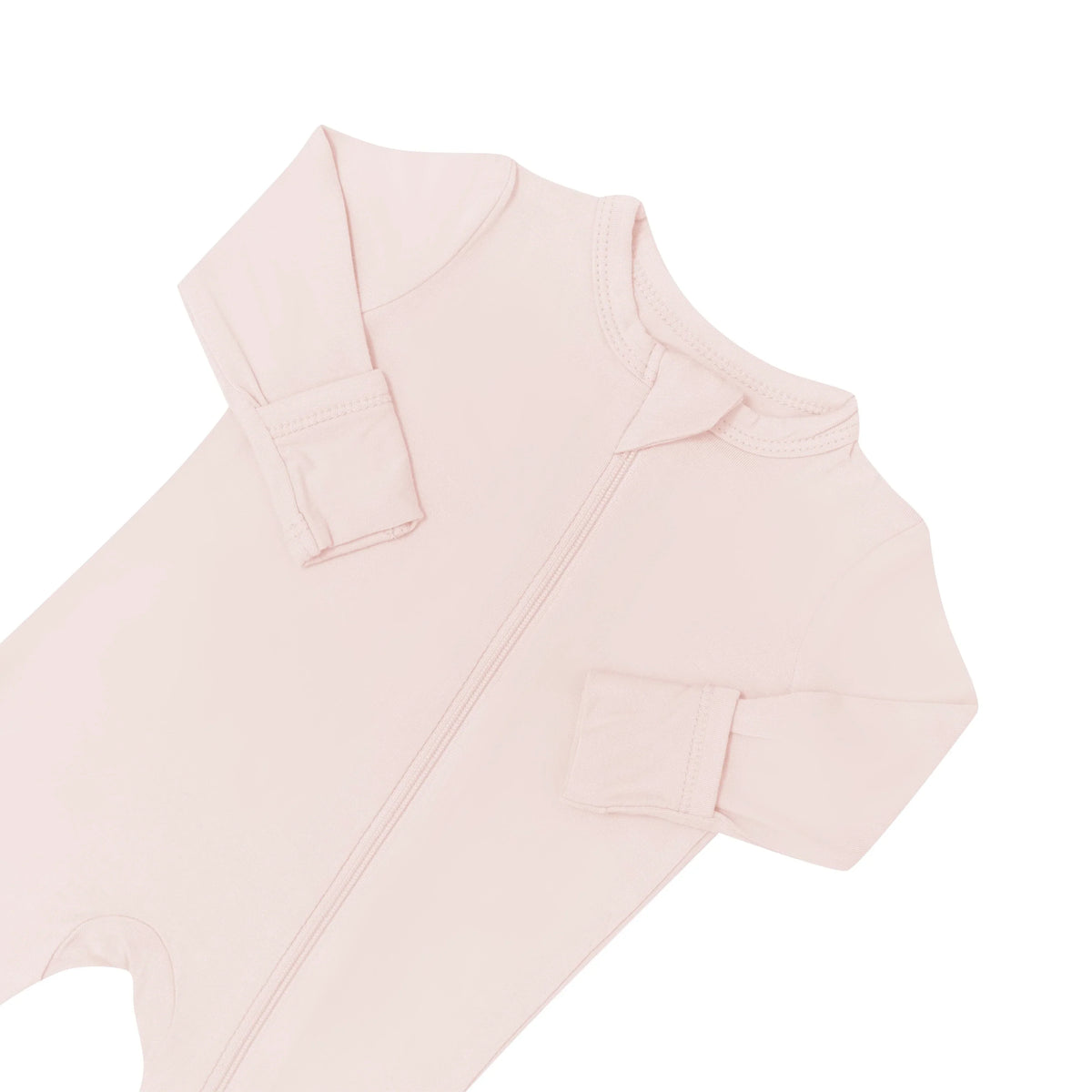 Zippered Romper in Blush