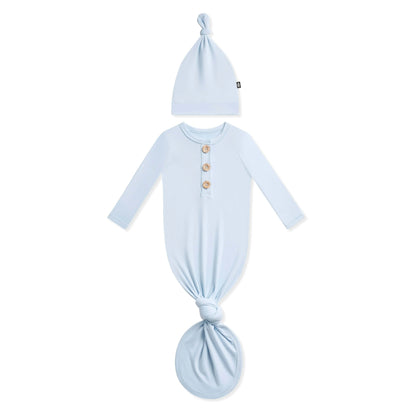 Knotted Gown with Hat Set in Breeze