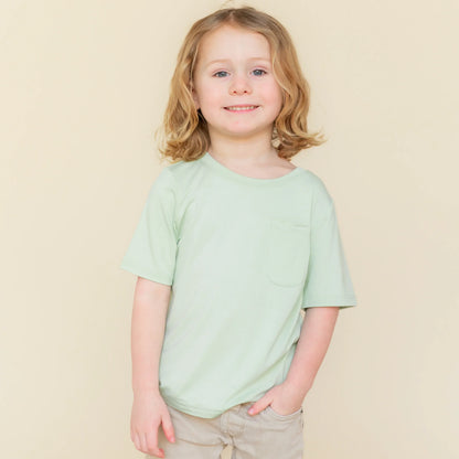 Toddler Crew Neck Tee in Basil