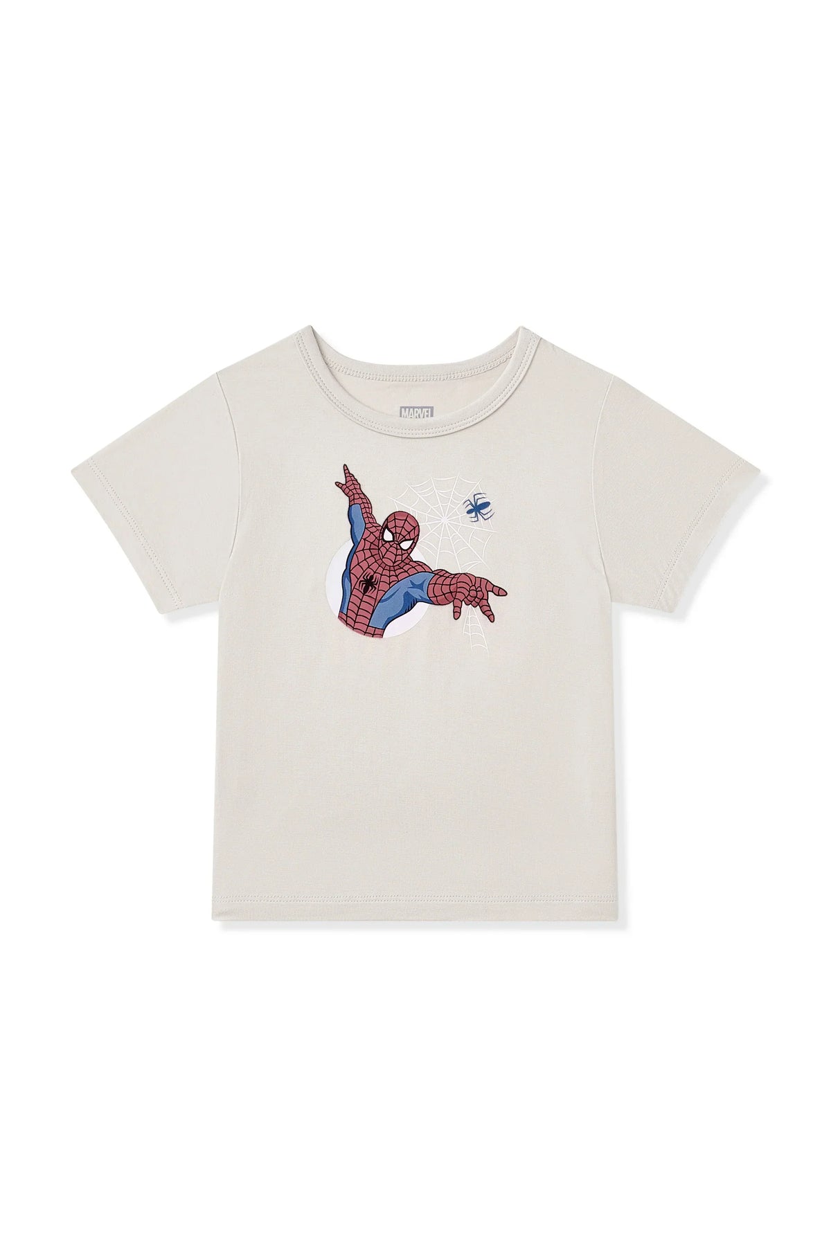 Toddler Basic Tee in Spider-Man on Oat