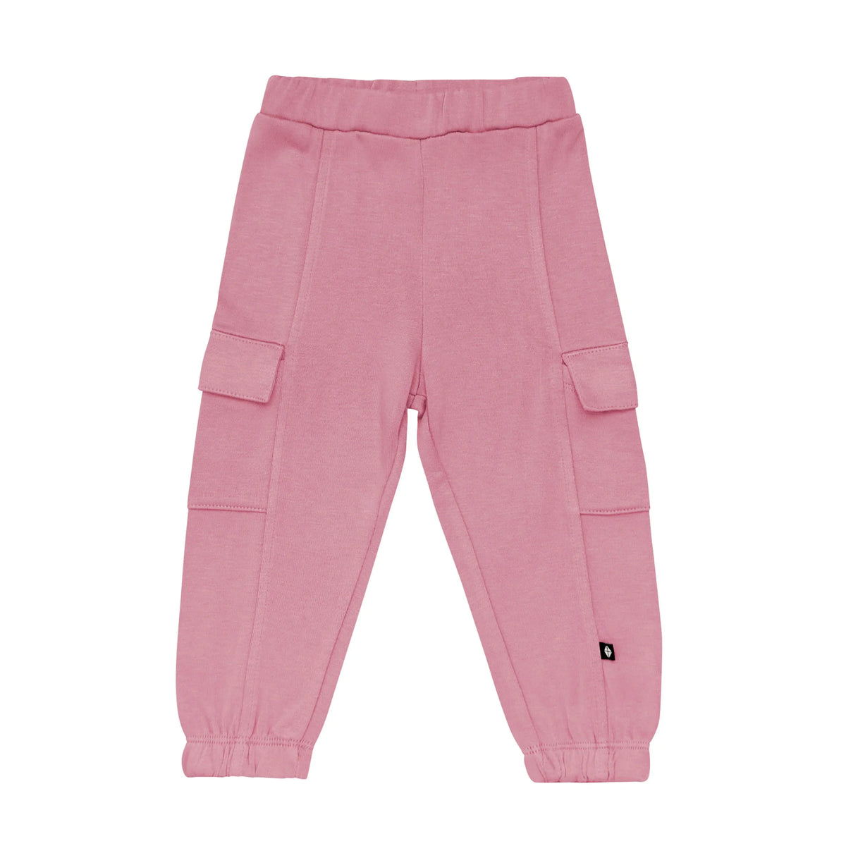 Fleece Cargo Pants in Apple Blossom