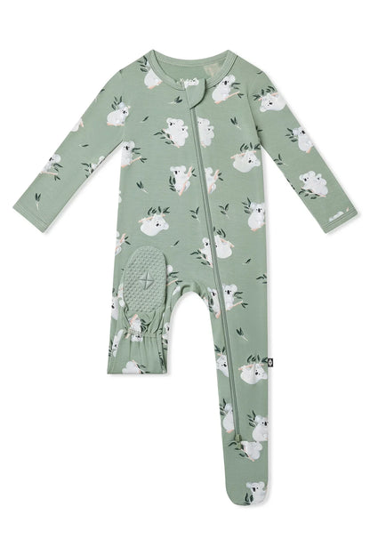 Zippered Footie in Koala