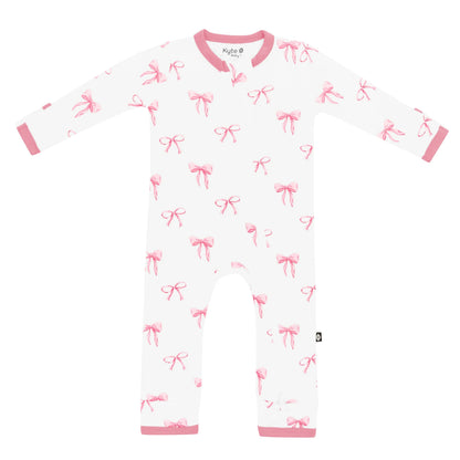 Zippered Romper in Bow
