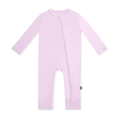 Zippered Romper in Thistle
