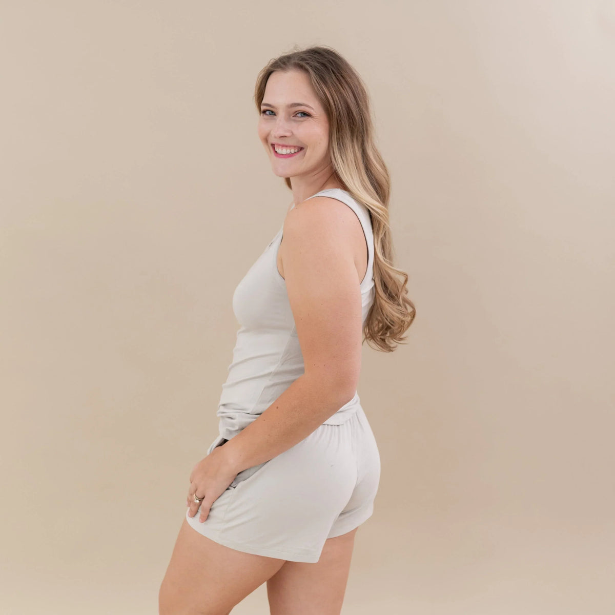 Women’s Tank Set in Oat