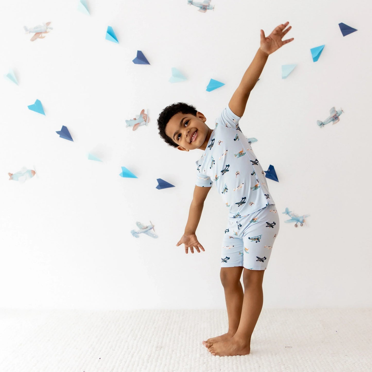Short Sleeve Pajamas in Take Off