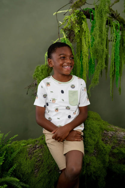Toddler Crew Neck Tee in Grogu™