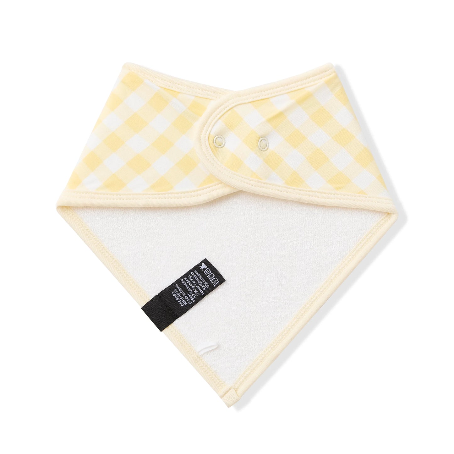 Bib in Gingham Chamomile
