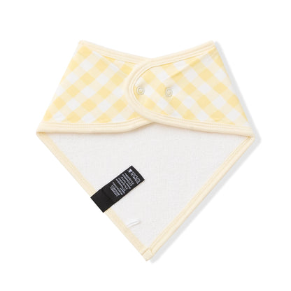 Bib in Gingham Chamomile