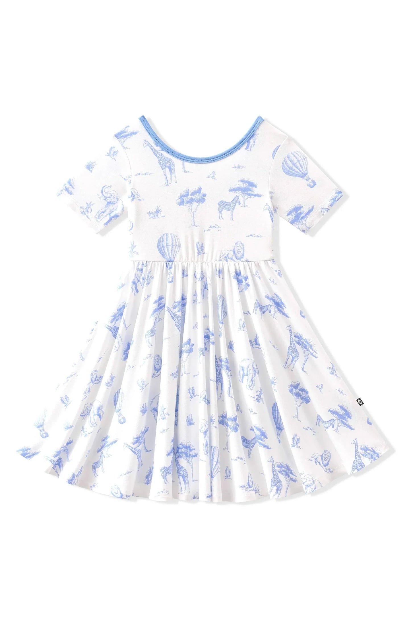 Twirl Dress in Toile Safari
