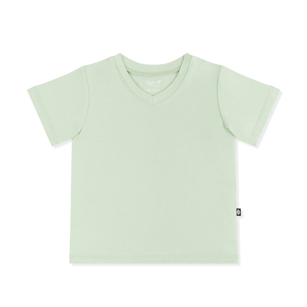 Toddler V-Neck Tee in Basil