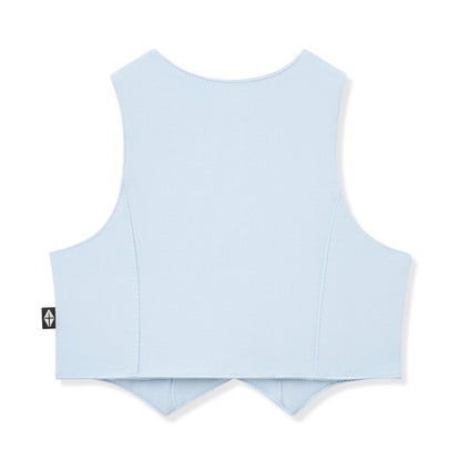 Tuxedo Vest in Breeze