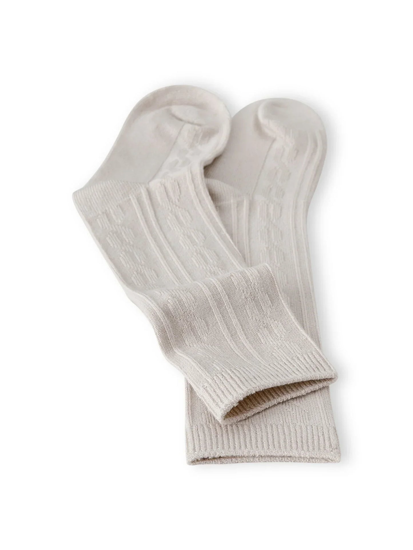 Knee High Socks in Oat