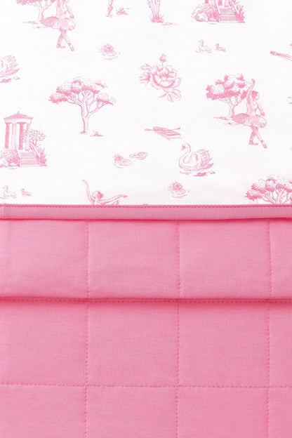 Toddler Blanket in Toile Ballet 1.0