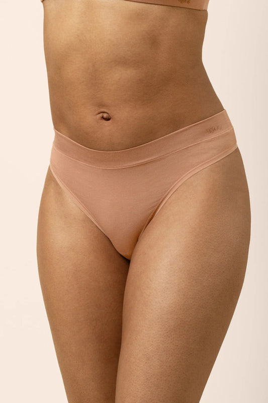 Women's Thong in Latte