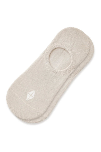 Women's No Show Socks 3-Pack in Cafe