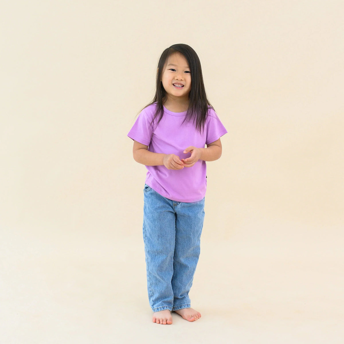 Toddler Basic Tee in Poi