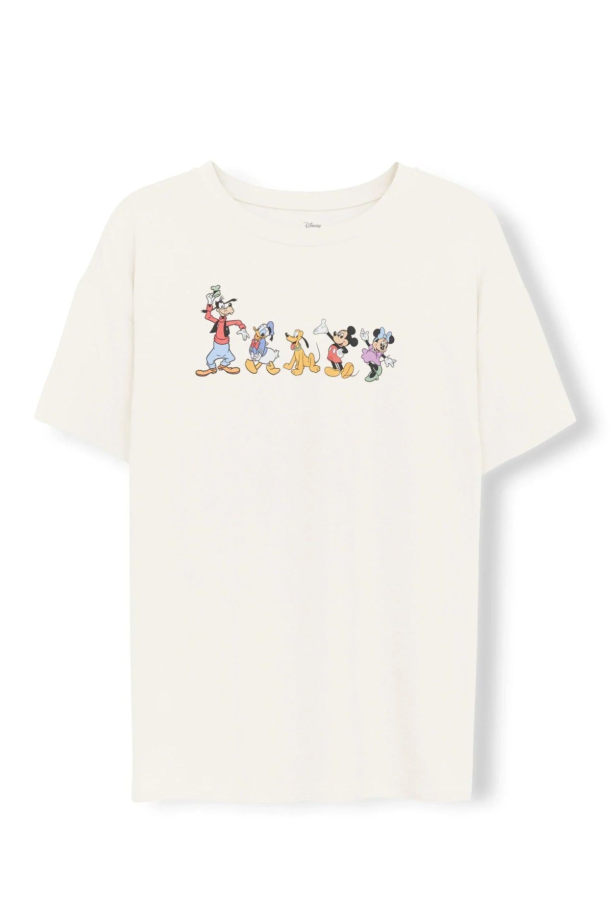Women's Graphic Tee in Mickey and Friends on Ecru