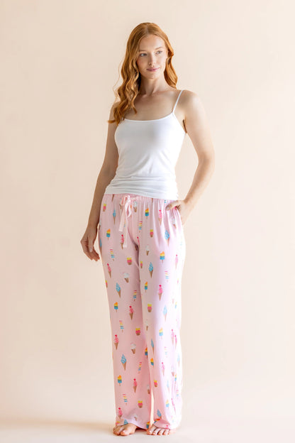 Women's Lounge Pants in Sakura Ice Cream