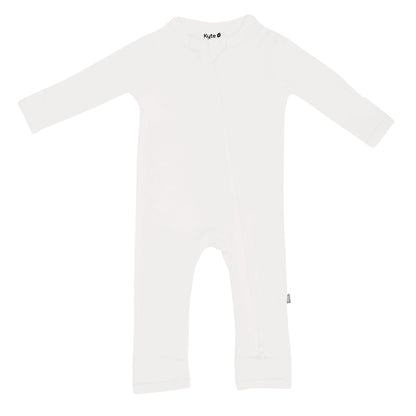 Zippered Romper in Cloud