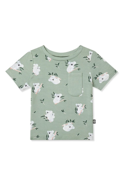 Toddler Crew Neck Tee in Koala