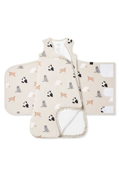 Sleep Bag Swaddler in Fluffy Cat 1.0