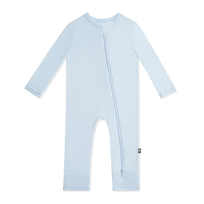 Zippered Romper in Breeze