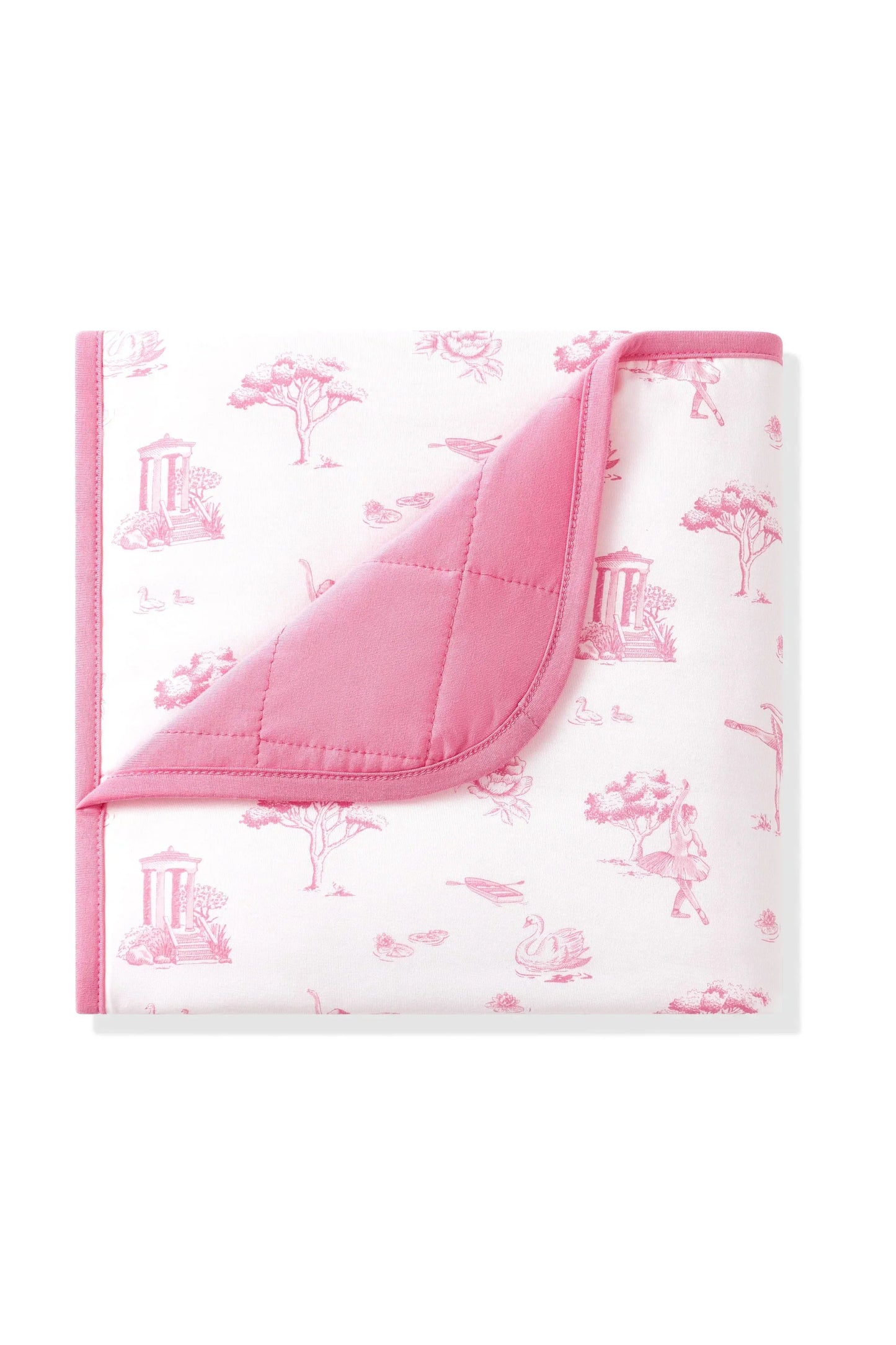 Baby Blanket in Toile Ballet