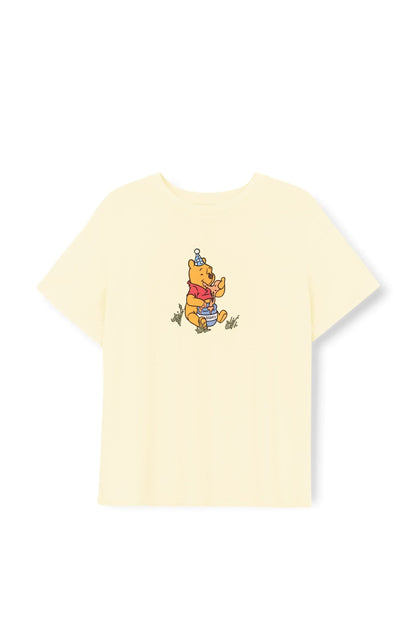 Women's Graphic Tee in Winnie the Pooh on Chamomile