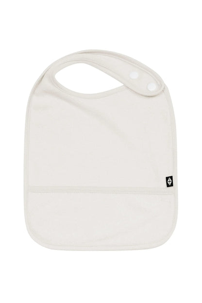 Terry Pocket Bib in Oat