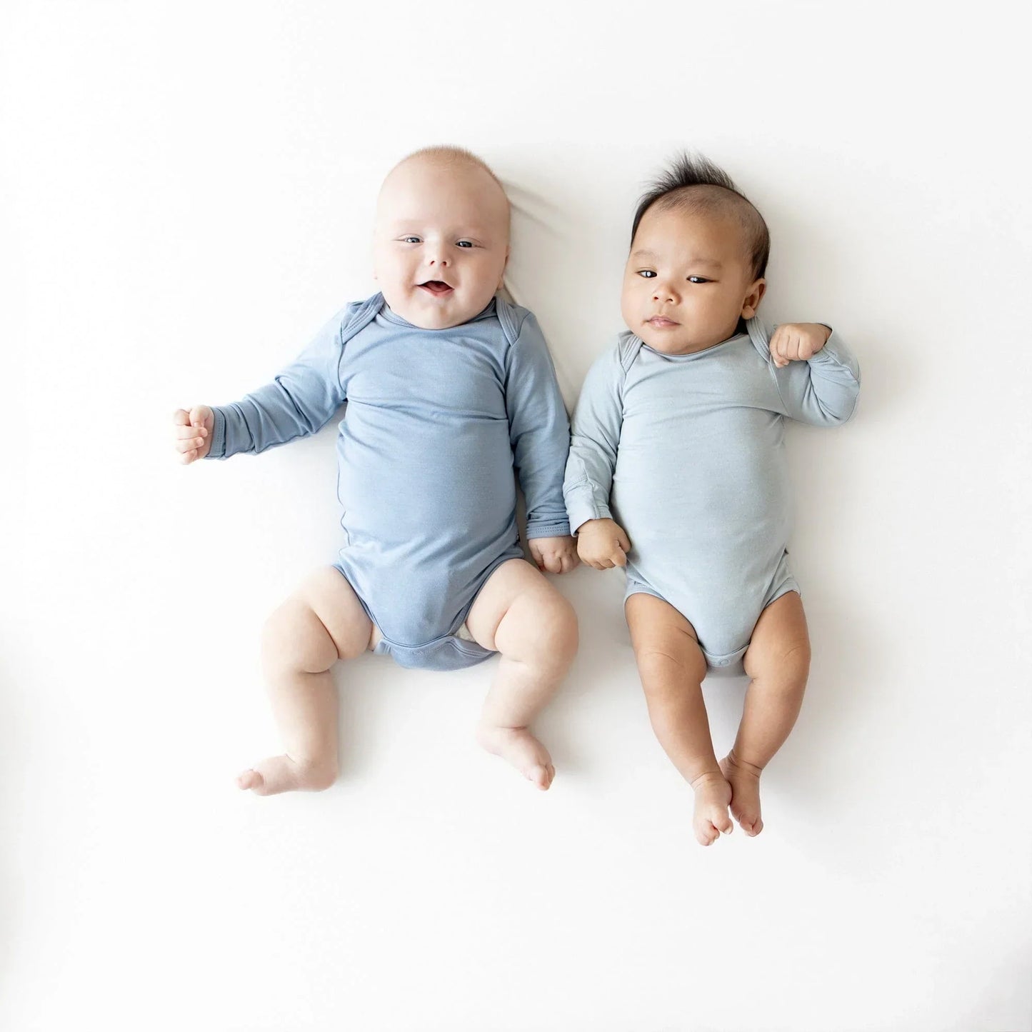 Long Sleeve Bodysuit in Fog