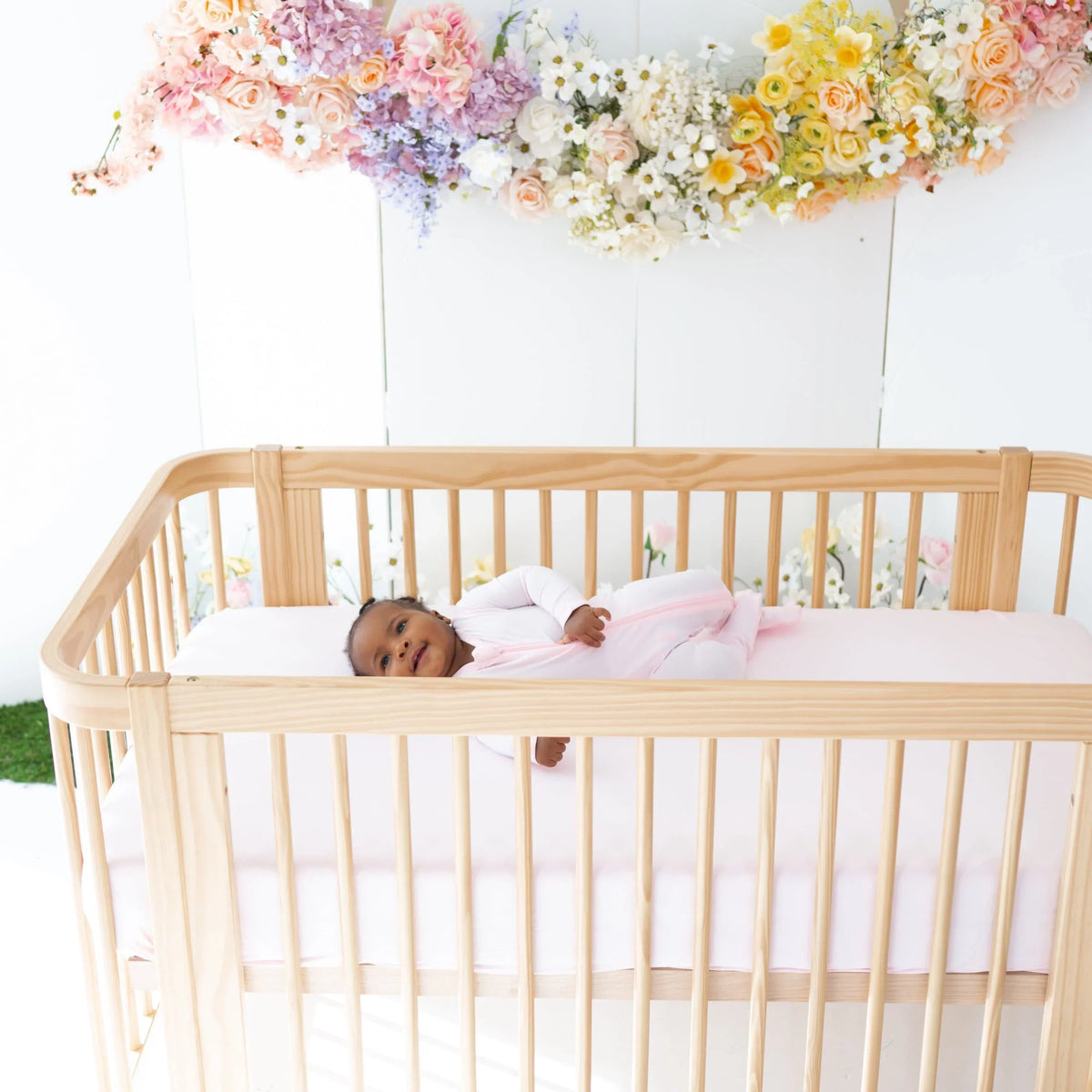 Crib Sheet in Sakura