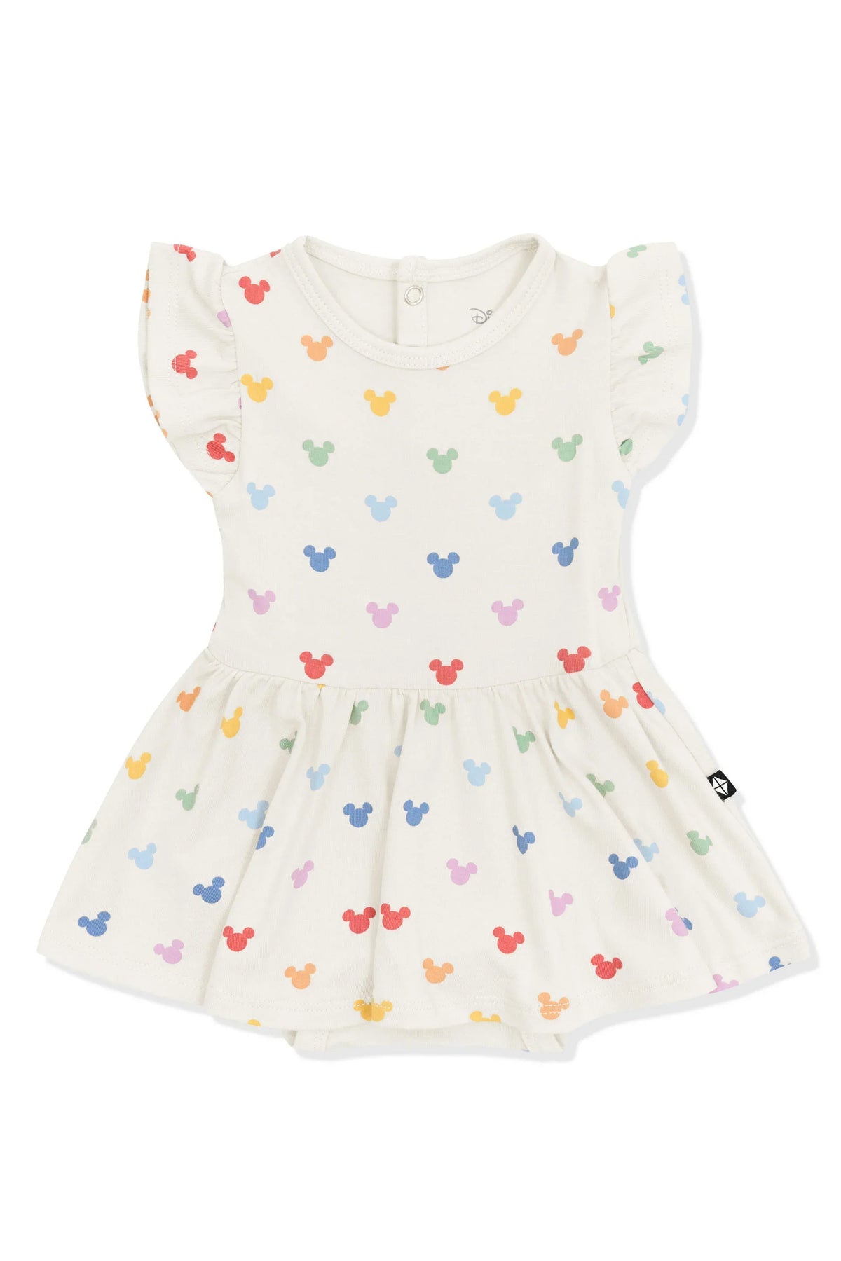 Twirl Bodysuit Dress in Pastel Mickey Mouse