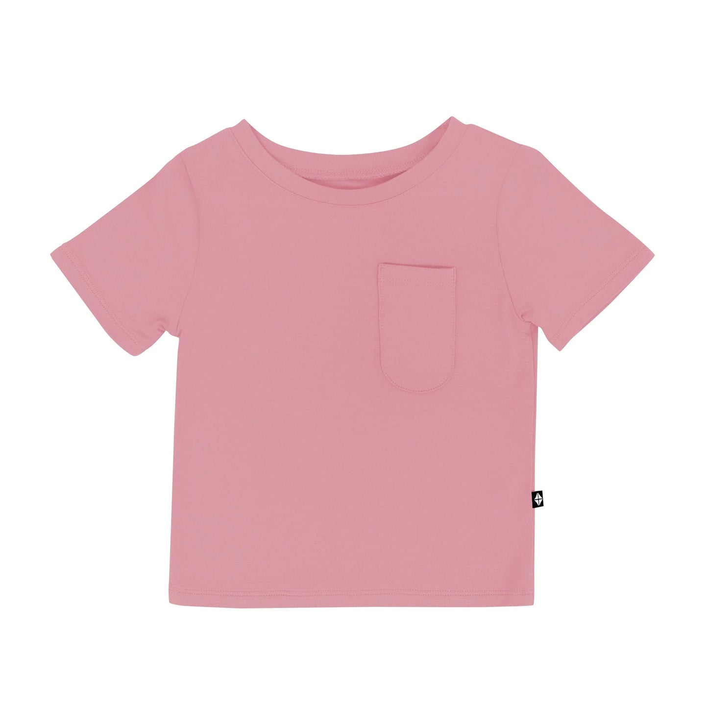 Toddler Crew Neck Tee in Apple Blossom