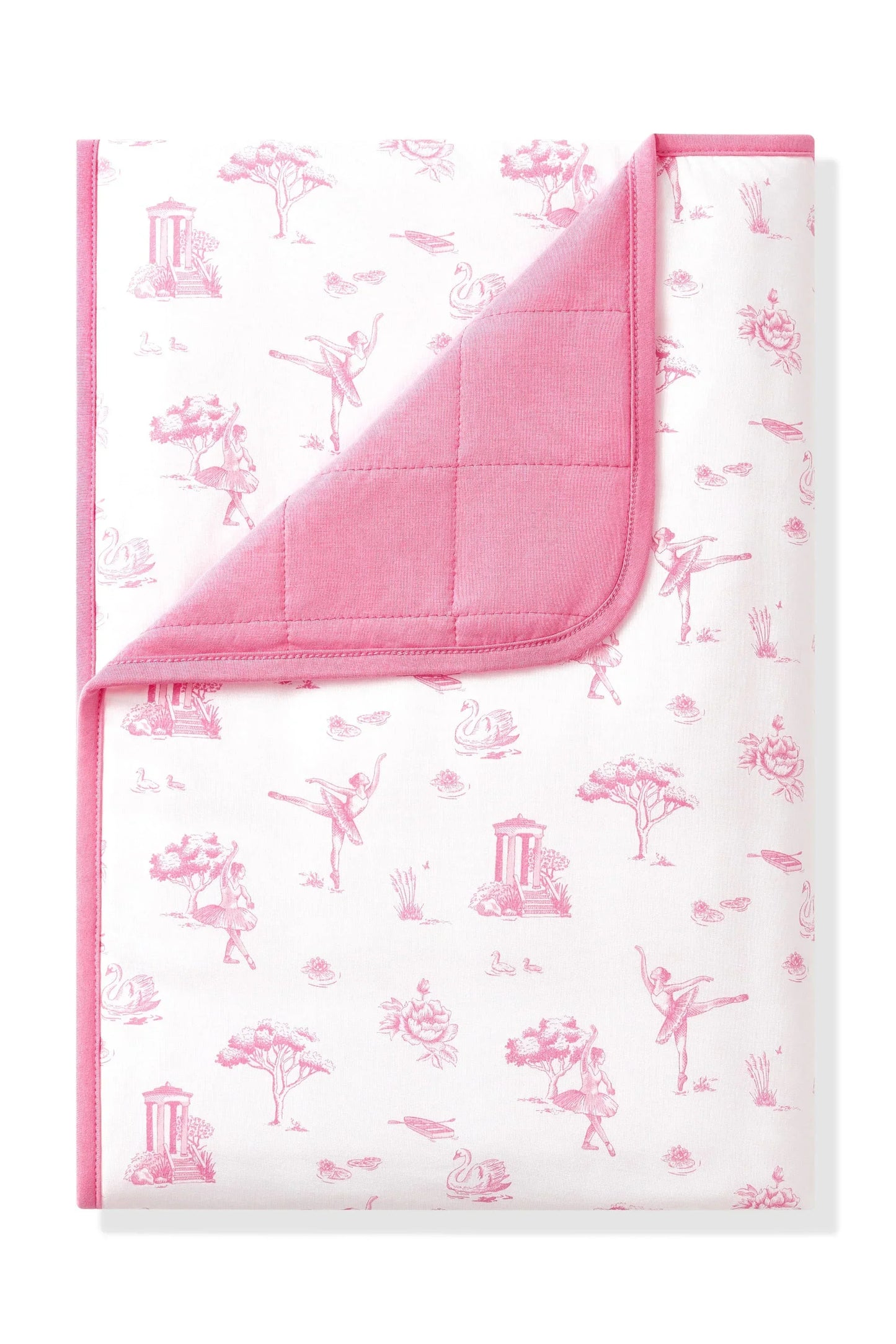 Toddler Blanket in Toile Ballet 1.0