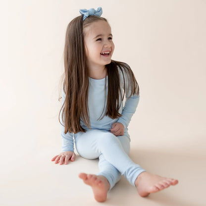 Long Sleeve Pajamas in Breeze