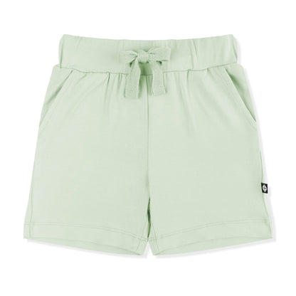 Drawstring Short in Basil